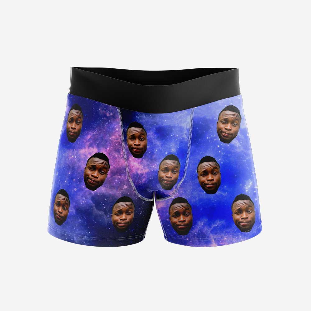 Boxer Personnalisé Galaxie