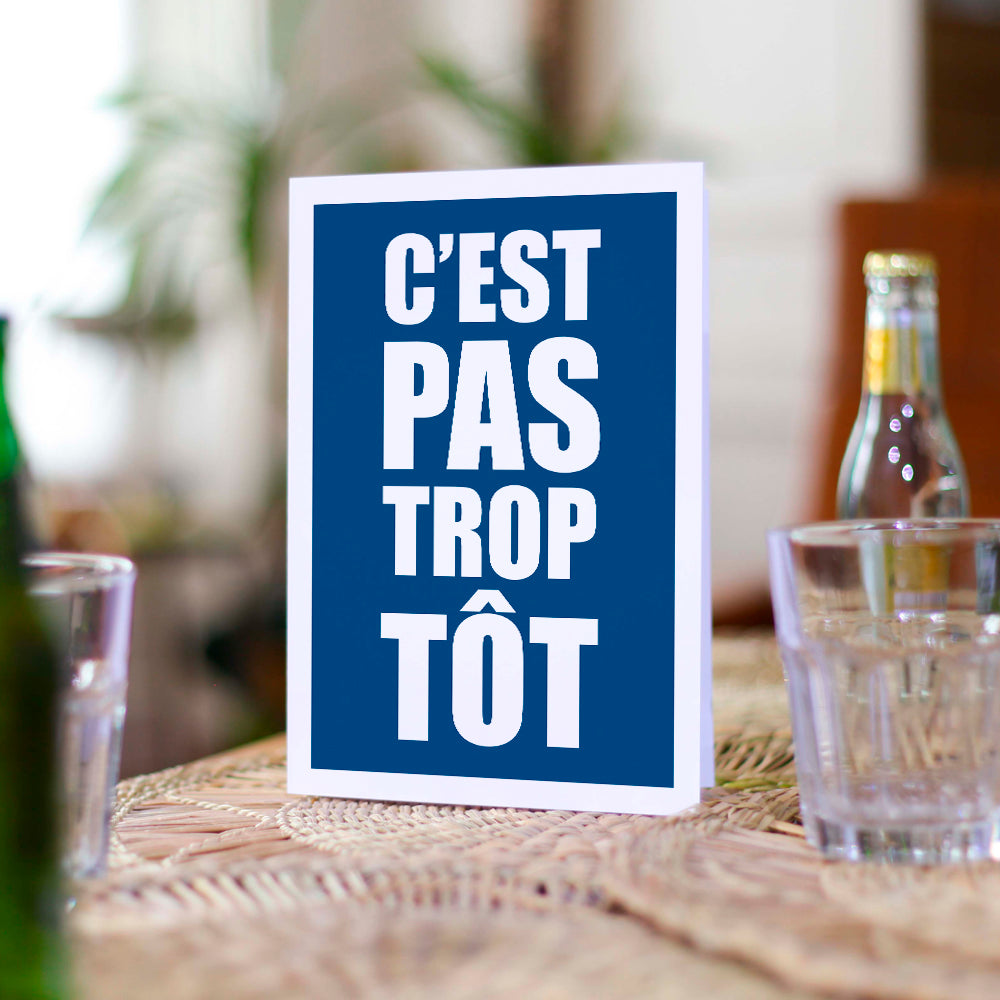 Carte C'est pas trop tôt