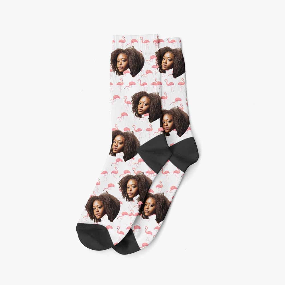 Chaussettes Flamand Rose Personnalisées