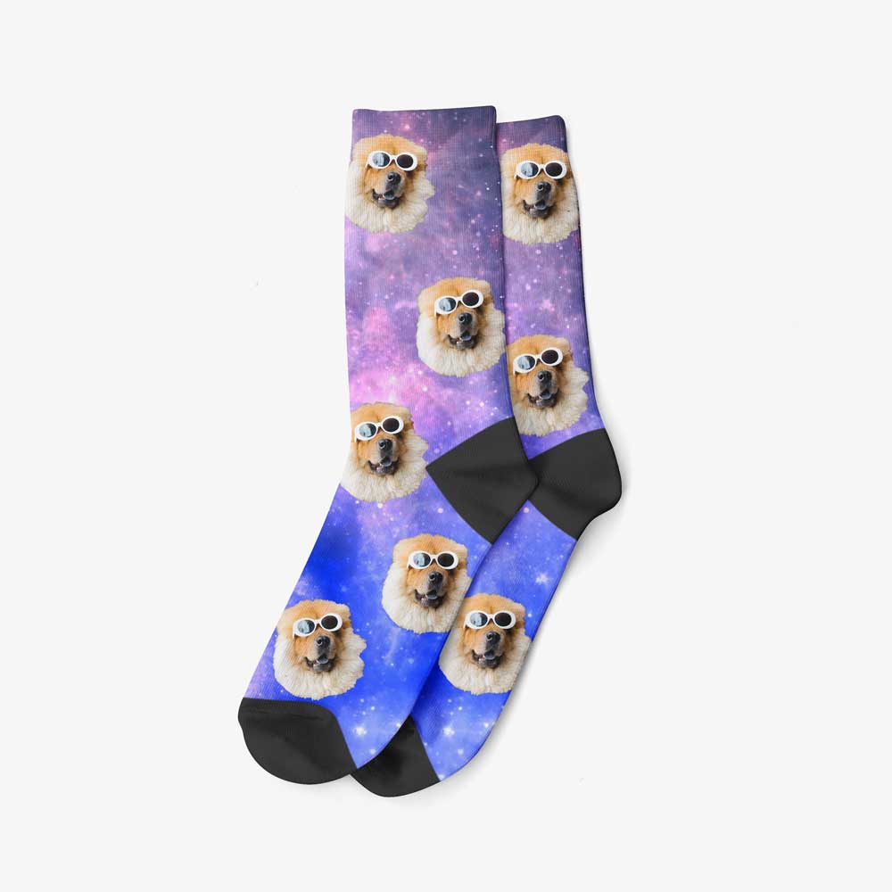 Chaussettes Personnalisées Galaxie