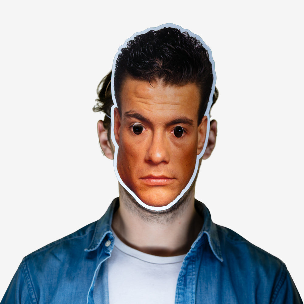 Masque déguisement Jean-Claude Van Damme JCVD