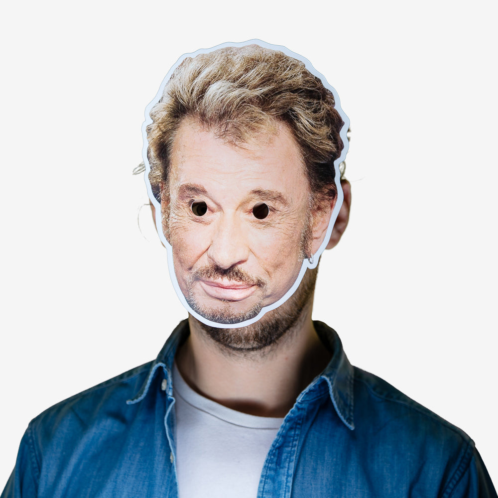 Masque déguisement Johnny Hallyday