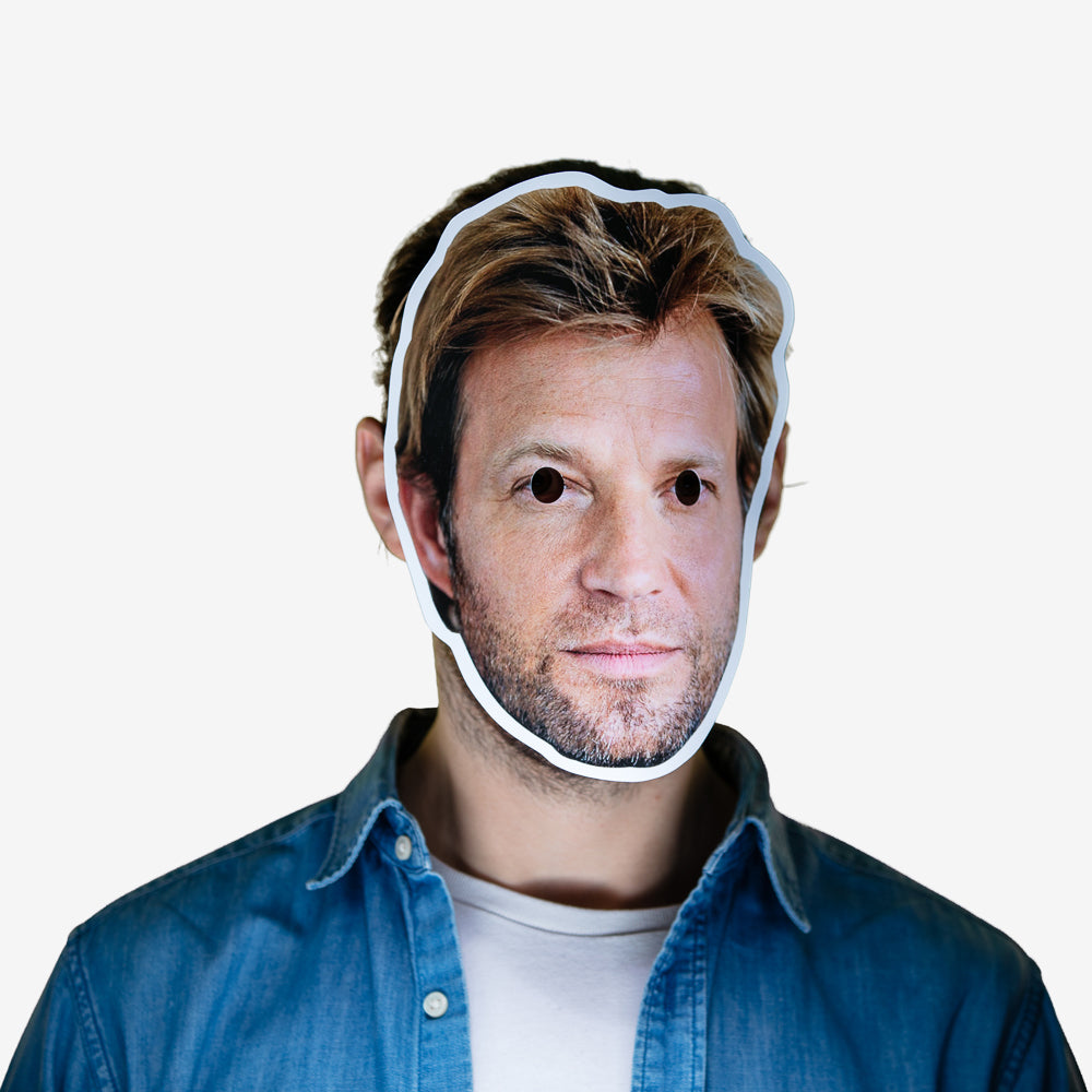 Masque déguisement Laurent Delahousse