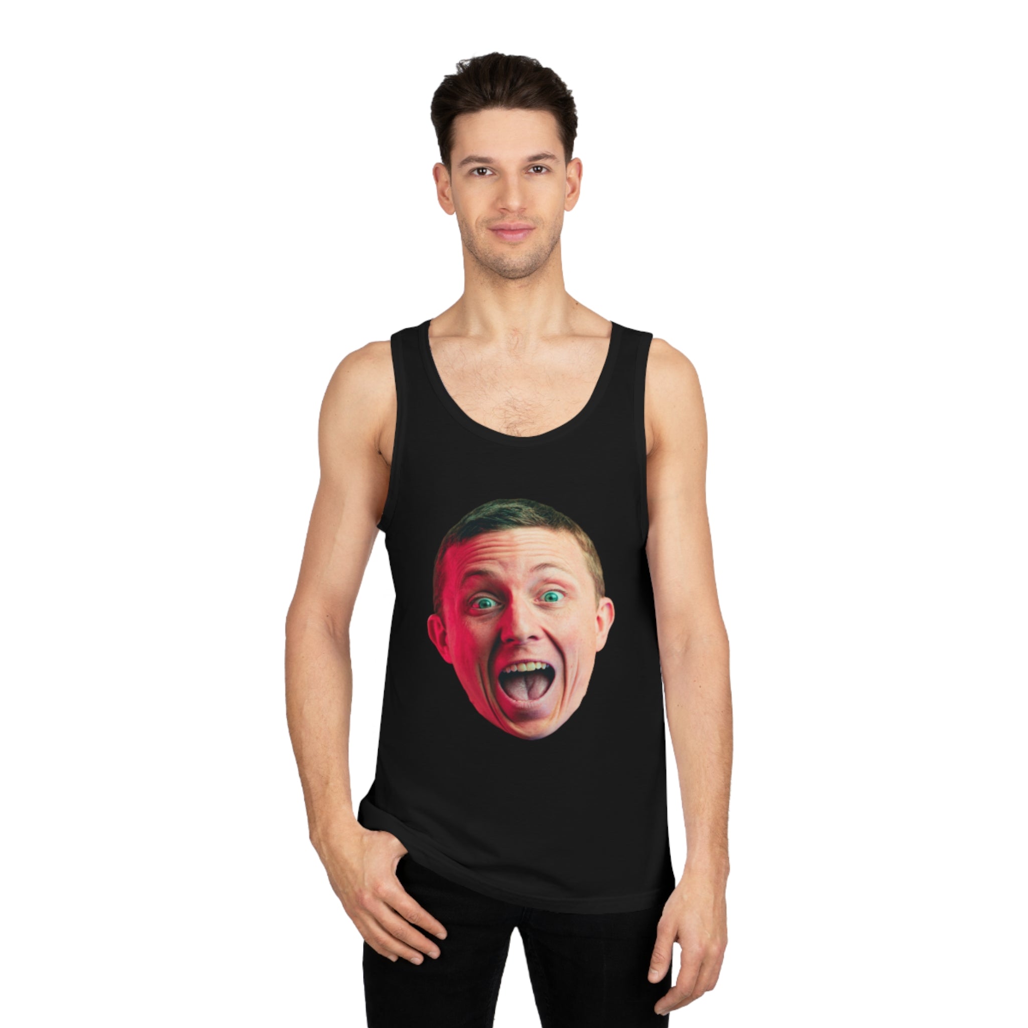 Le Marcel EVG, Le tank top personnalisé avec le visage du futur marié