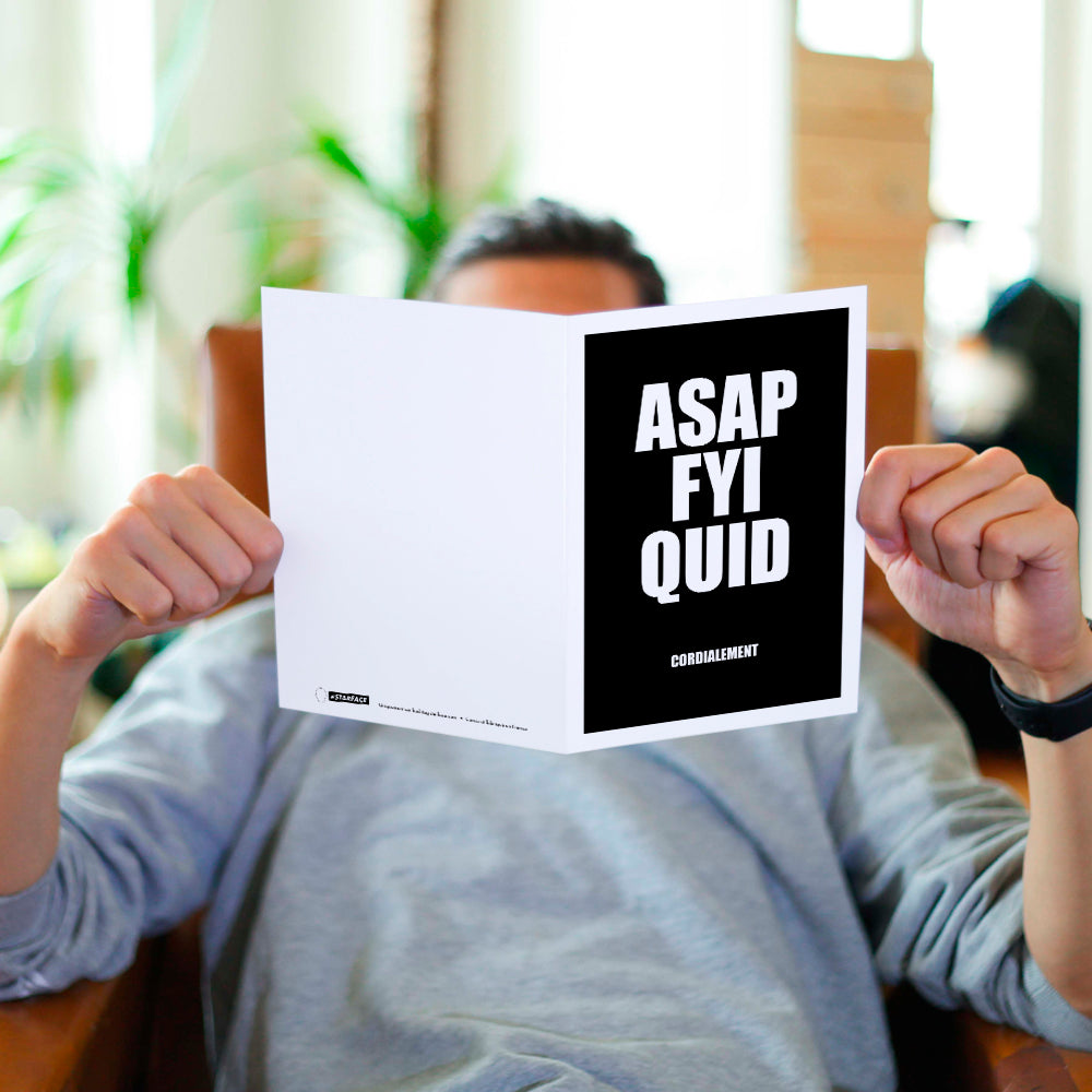 Carte ASAP FYI QUID