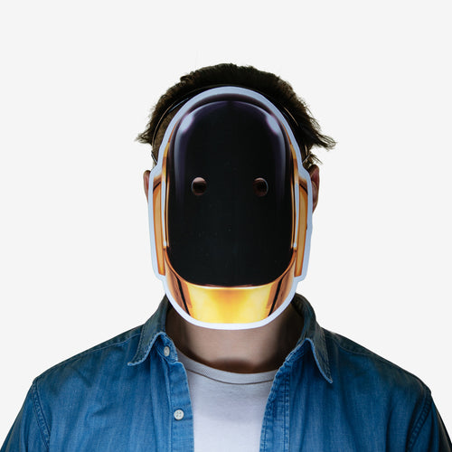 Masque déguisement Daft Punk doré