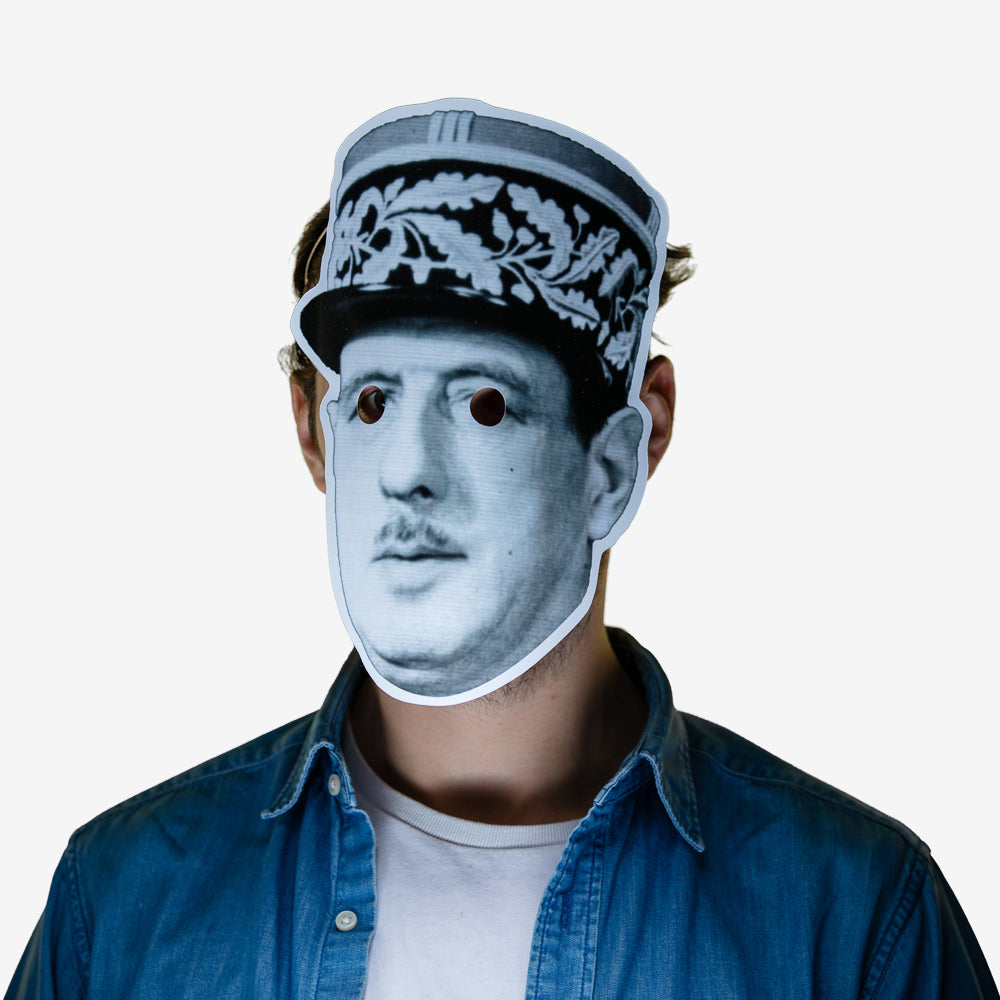 Masque déguisement Général de Gaulle