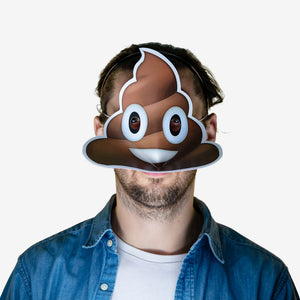 Masque déguisement Emoji Caca