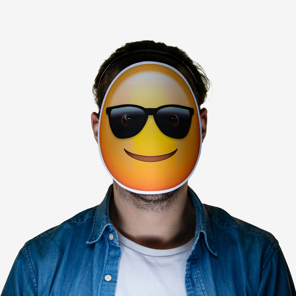 Masque déguisement Emoji Cool
