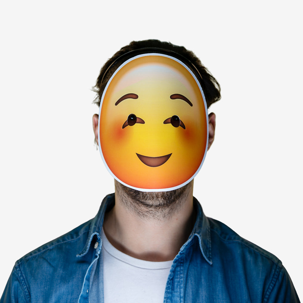 Masque déguisement Emoji timide