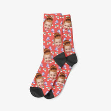 Chaussettes Licorne Personnalisées - Rouge